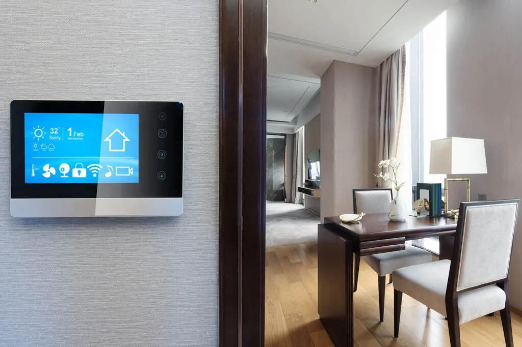 Home automation illustration from QORE’s existing website